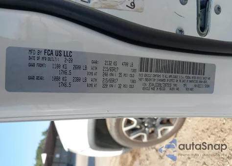 2020 Jeep Compass Trailhawk 4X4 из США, поврежденный, VIN 3C4NJDDB9LT207919